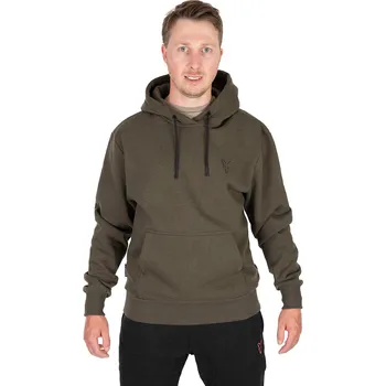 Rybářské oblečení FOX Mikina COLLECTION HOODY GREEN & BLACK Velikost: S