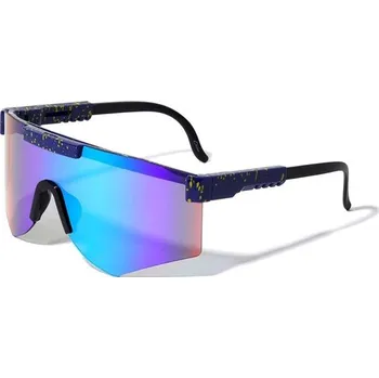 SHIELD sportovní zrcadlové sluneční brýle Modro-zelené Olympic eyewear P30418s4