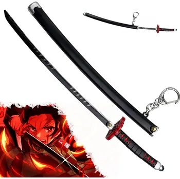 Gadget AF Nichirin vystřelovací přívěsek "TANJIRO FLAME SWORD" - Demon Slayer