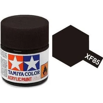 Modelářská barva Akrylová barva Tamiya XF-85 Rubber Black 10ml