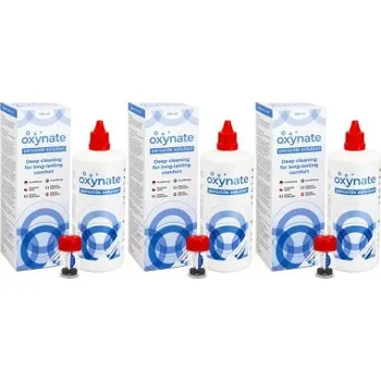 Kontaktní čočky Roztoky na kontaktní čočky Oxynate Peroxide 3 x 380 ml s pouzdry Oxynate