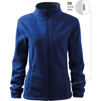 Dámská mikina RIMECK Mikina Jacket 504 na zip, fleece, dámská MAL-504RB14 M Modrá královská (s labelem)
