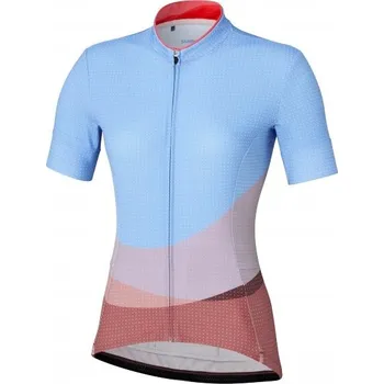 cyklistický dres Dámský cyklistický dres Shimano Sumire Jersey Blue/Orange L