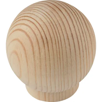 Nábytek Walteco Nábytková knopka Ball průměr 45mm, borovice přírodní Množství: 5 ks