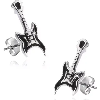 Náušnice Náušnice ze stříbra 925 - elektrická kytara