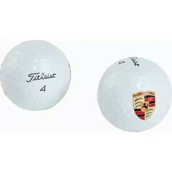 Golfový bag PORSCHE Golf balls set of 3 Golfové míčky 3 kusy (Bílé golfové míčky se znakem Porsche)