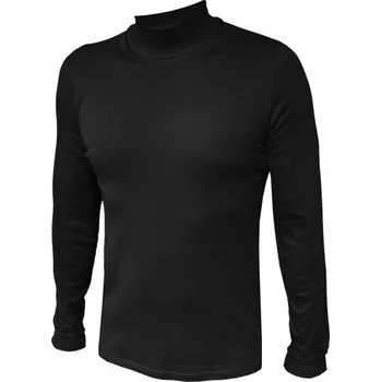 Pánské tričko Pánské tričko se stojáčkem, dlouhý rukáv KIMAD 901 tm. modrá XL