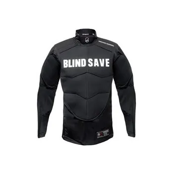 Florbalový dres BlindSave SAMURAI Chest armour RC (L/S) Brankářská vesta L, černá