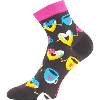 Dámské ponožky Lonka Dorwin Unisex trendy ponožky BM000003339900100270 donuty 39-42 (26-28)