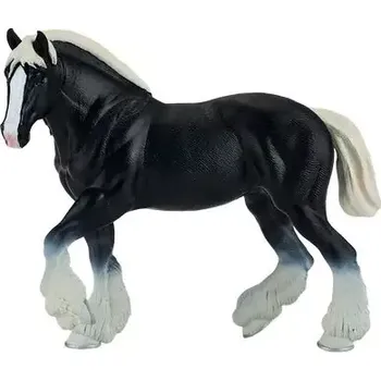 Figurka Mojo Clydesdalský kůň černý