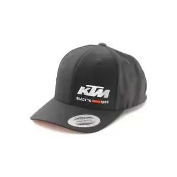 Kšiltovka Pánská čepice - kšiltovka KTM RACING CAP BLACK - prohnutý kšilt
