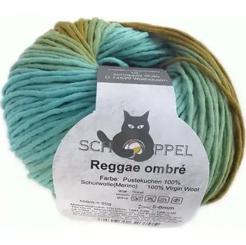 Příze Schoppel Wolle Reggae ombré 2202 Pustekuchen (Příze merino Reggae ombré 2202 Pustekuchen)