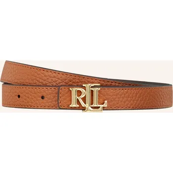 Opasek Lauren Ralph Lauren Dámský Kožený Opasek, hnědá, 95
