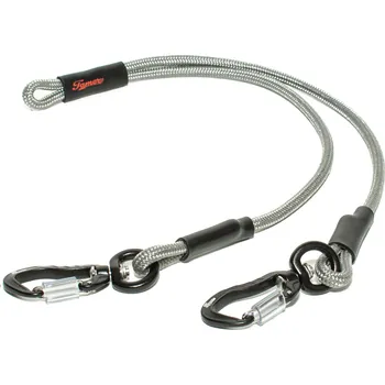 Vodítko pro psa Tamer Rozdvojka TWIST | Mini | šedá - 601 Rozdvojka: 46 cm
