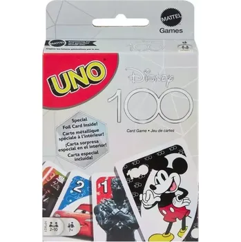 Poker Mattel Karty 8677 UNO 100 let Disney