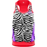Dámské tílko Crazy Idea Top Break Black/Zebra L