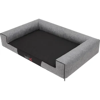 Pelíšek pro psa Pelíšek pro psa HobbyDog Victoria - šedý ekolen Velikost: L - 80 x 55 cm