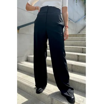 Dámské kalhoty HUGO 50516143 černé Velikost: 32