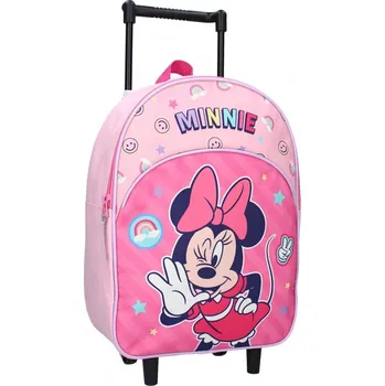 Dětský batoh Vadobag • Dívčí cestovní batoh na kolečkách Disney - Minnie Mouse - 9L
