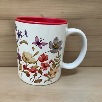 Keramický hrnek letní květiny