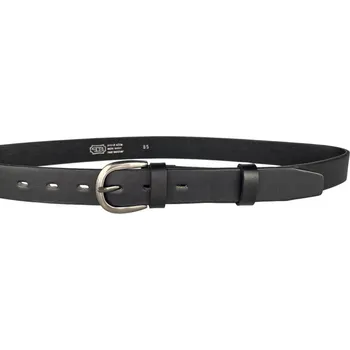 Opasek PENNY BELTS Kožený opasek 30-191-63 černý - 100 cm