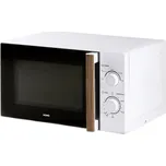 DOMO DO2720 mikrovlnná trouba bílá, dřevo 700 W funkce časovače