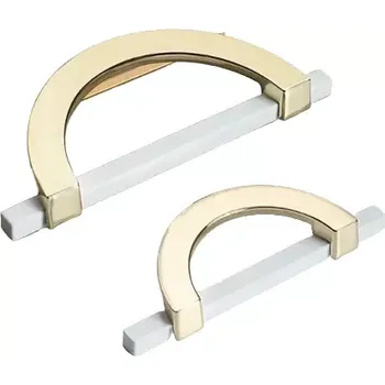 Nábytkové kování Šuplíkové, dveřní madlo čínský neo styl 6254 bílé (MD54W)