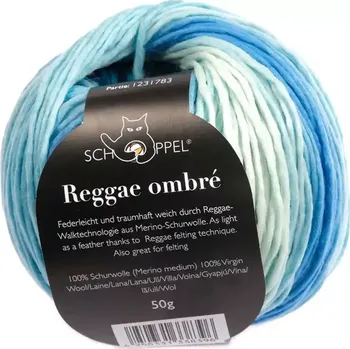 Příze Schoppel Wolle Reggae ombré 2507 Überdosis (Příze merino Reggae ombré 2507 Überdosis)