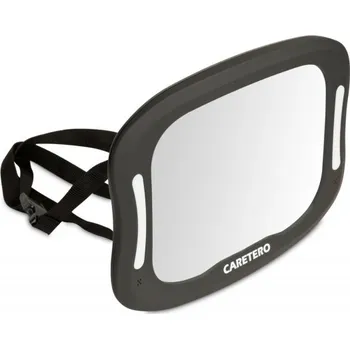 Příslušenství pro přepravu dětí Zpětné zrcátko do auta s LED podsvícením - černé