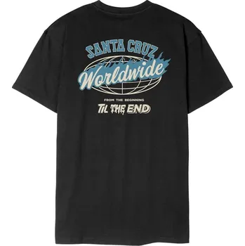 SANTA CRUZ triko - TTE Worldwide Black (BLACK) velikost: M