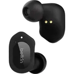 Belkin SoundForm Play Headset do uší (In Ear) Bluetooth® černá headset, Nabíjecí pouzdro, odolné vůči potu