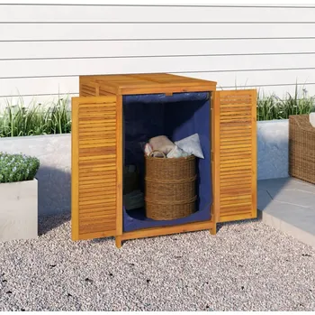 Zahradní úložný box Zahradní úložný box 70 x 87 x 104 cm masivní akáciové dřevo Hnědá 360029