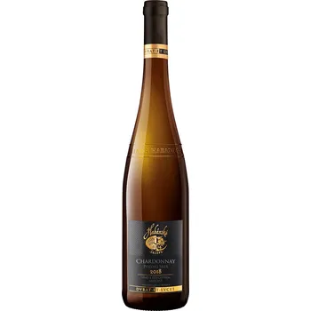 Víno Habánské Sklepy Chardonnay 0,75l pozdní sběr ročníkové Habánské sklepy