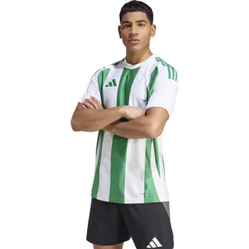 Fotbalový dres Adidas STRIPED 24 bílo zelený Velikost: 164