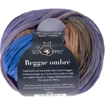 Příze Schoppel Wolle Reggae ombré 2623 Frühaufsteher (Příze merino Reggae ombré 2623 Frühaufsteher)