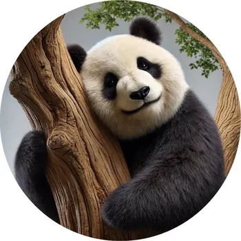 Jedlá dekorace na dort Jedlý papír Panda velká