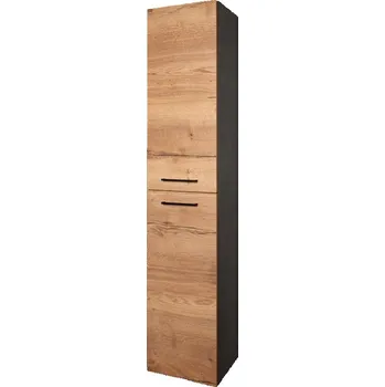 Koupelnový nábytek Citrín - skříňka vysoká 165 cm, závěsná pravá CI16/Pxy