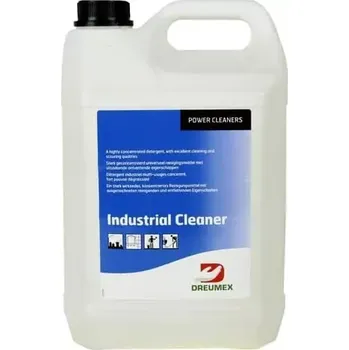 Průmyslový čistič Dreumex Industrial Cleaner 5l (KP-12050001001) (Dreumex Industrial Cleaner je výkonný univerzální čisticí prostředek vhodný pro silné znečištění. Industrial Cleaner je vysoce koncentrovaný čisticí prostředek s vynikajícími čisticími a)