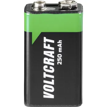 Nabíječka baterií VOLTCRAFT 6LR61 akumulátor 9 V Ni-MH 250 mAh 8.4 V 1 ks