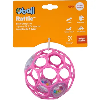 Oball Rattle, růžové