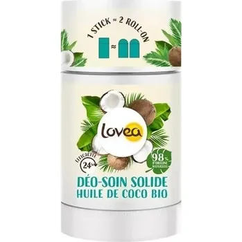 LOVEA Déo-Soin Solide Huile de Coco Bio Tuhý deodorant 50 g