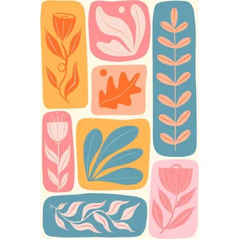 Plakát Plakát, Obraz - Abstract Flowers, Melissa Donne