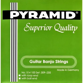 Struna pro kytaru a smyčcový nástroj Pyramid struny na 6 strunné banjo, loop end