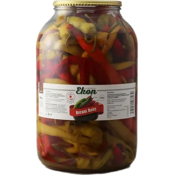 konzervovaná zelenina Ekon Ekon Feferony - beraní rohy 3,5kg