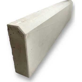 Zahradní obrubník Báča Beton Betonový obrubník jednostranný hladký (100 x 21 x 8 cm) Barva: Světle hnědá