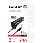 Auto nabíječka USB 12V autozapalovač SWISSTEN