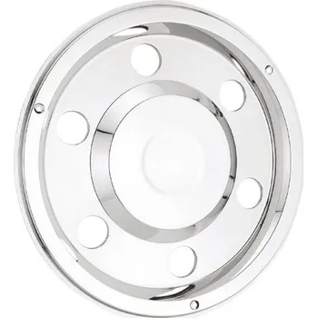 Poklice na kolo Kryt kola/poklice Truck 17,5" - zadní, 6 děr, nerez, rovný