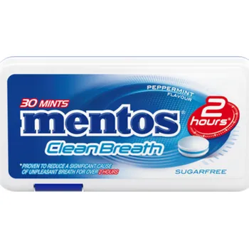 Bonbon Mentos Clean Breath Peppermint 21 g