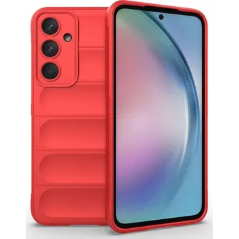 Pouzdro na mobilní telefon Magic Shield obal, Samsung Galaxy A55 5G, červený