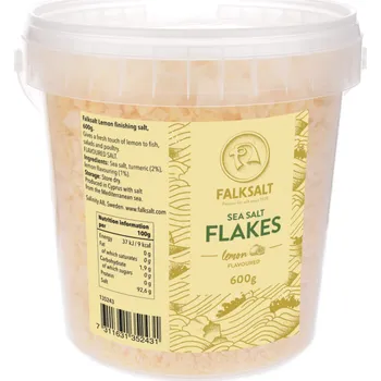 Koření Mořská vločková sůl citronová 600g Falksalt